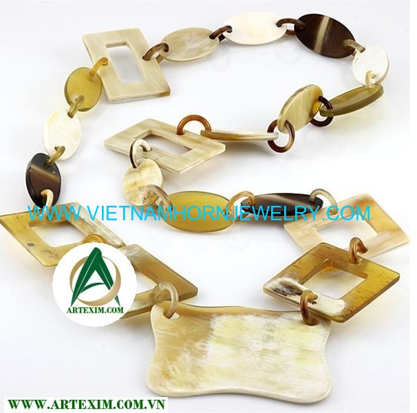 Organic Horn Neck lace,Horn Necklace, Horn Chain, Horn link, Buffalo Horn Accessories Manufacturer Supplier Wholesale Exporter Importer Buyer Trader Retailer in Hanoi  Vietnam